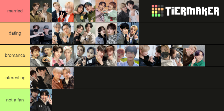 Enhypen Ships Tier List (Community Rankings) - TierMaker