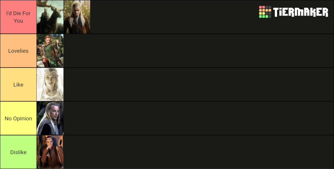 elves Tier List Rankings) TierMaker
