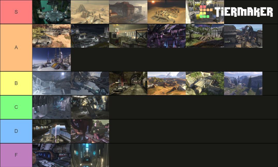 Halo 3 Maps Tier List (Community Rankings) - TierMaker