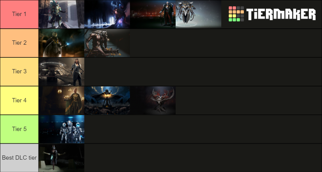 Endless Space 2 faction tier for multiplayer Tier List