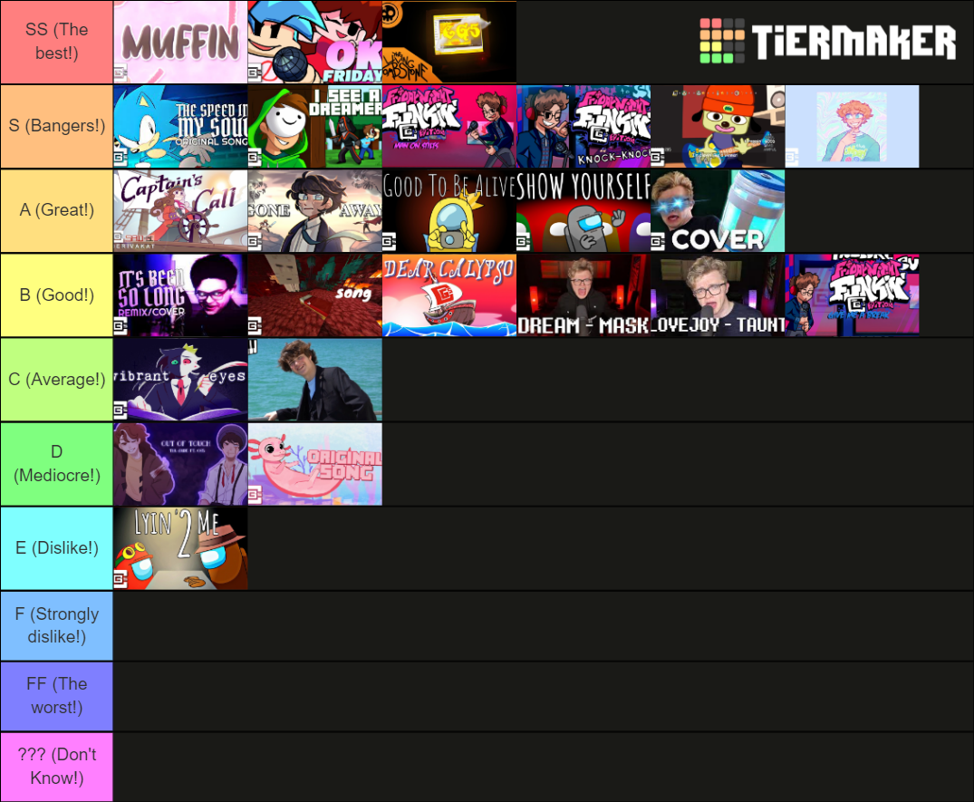 CG5 Songs 2020 2021 Tier List Community Rankings TierMaker cg5-songs-2020-2021-tier-list-community-rankings-tiermaker