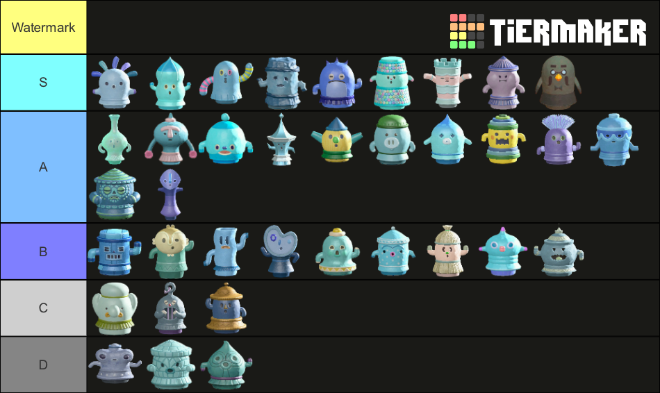 ACNH Gyroids Tier List Rankings) TierMaker