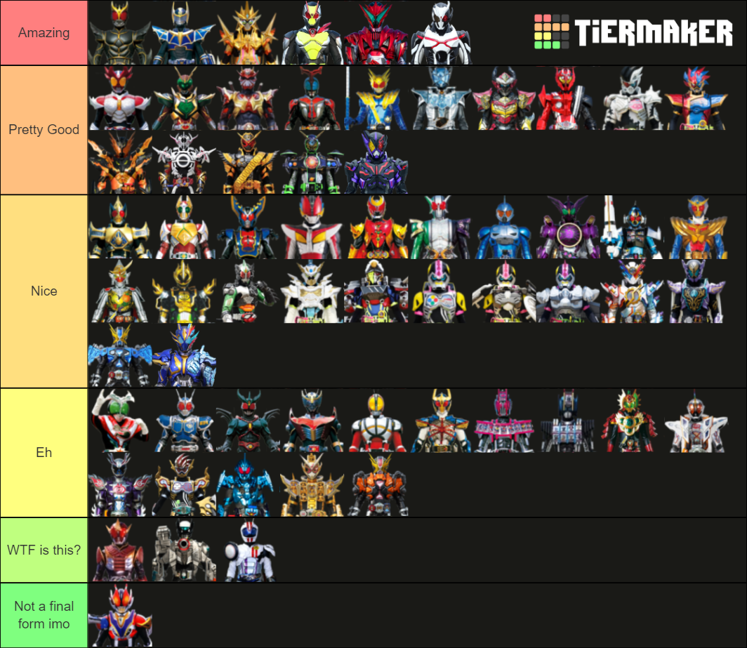 Kamen Rider Main Rider Base Upgrade And Final Forms T - vrogue.co