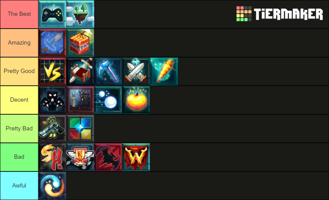 Hypixel Games Tier List Rankings) TierMaker