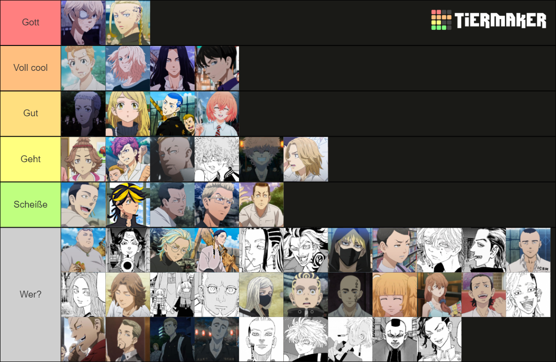 Tokyo Revengers Tier List (Community Rankings) - TierMaker