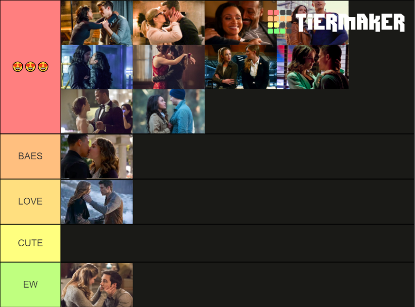 Arrowverse Couples Tier List Community Rankings Tiermaker 4306