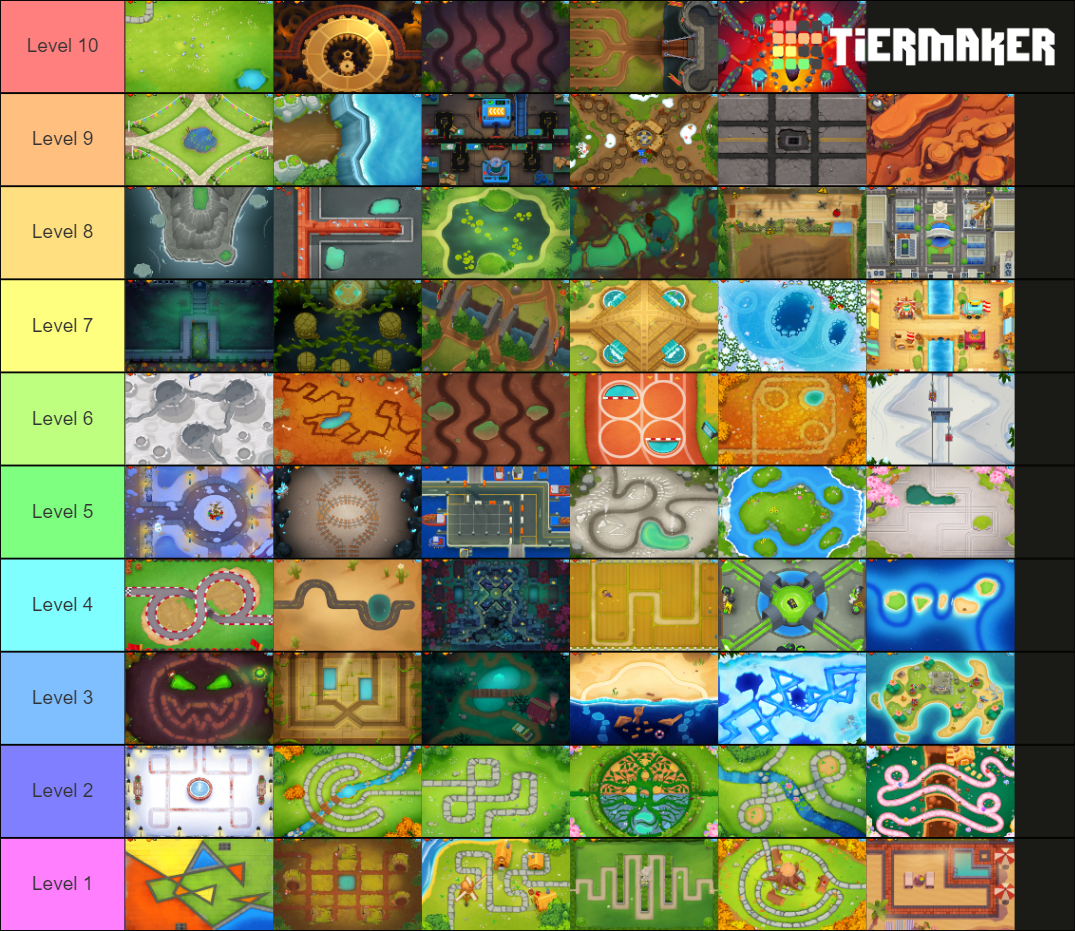 BTD6 Maps Difficulty List Tier List Community Rankings TierMaker   Btd6 Maps Difficulty List 150411 1643904205 