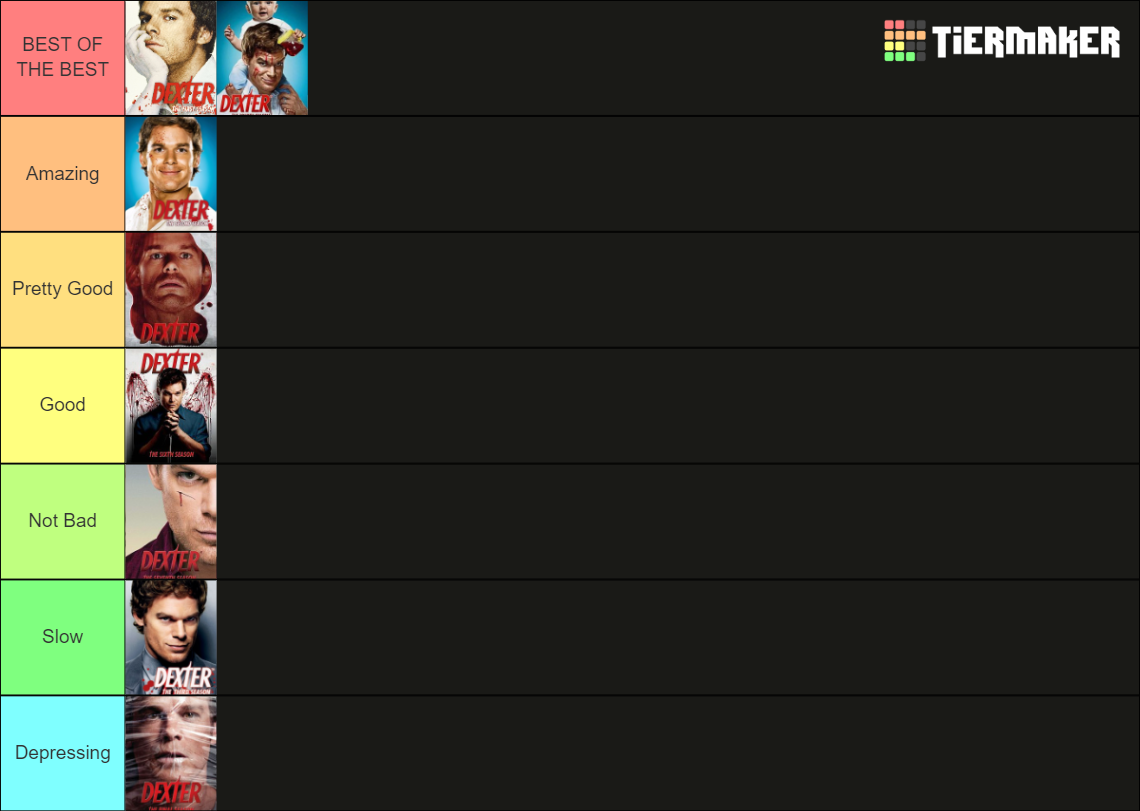 Dexter Seasons Tier List Community Rankings TierMaker   Dexter Seasons 34987 1653335394 