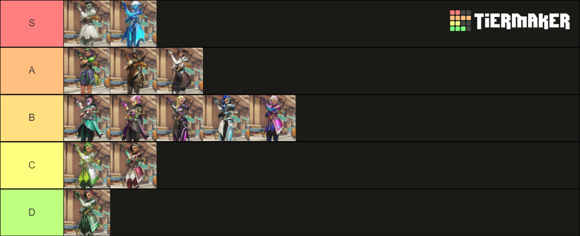 Sombra Skins Tier List (community Rankings) - Tiermaker