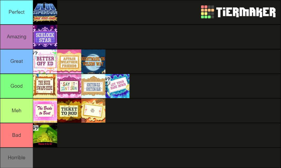 Foster's Home for Imaginary Friends Episodes Tier List (Community ...