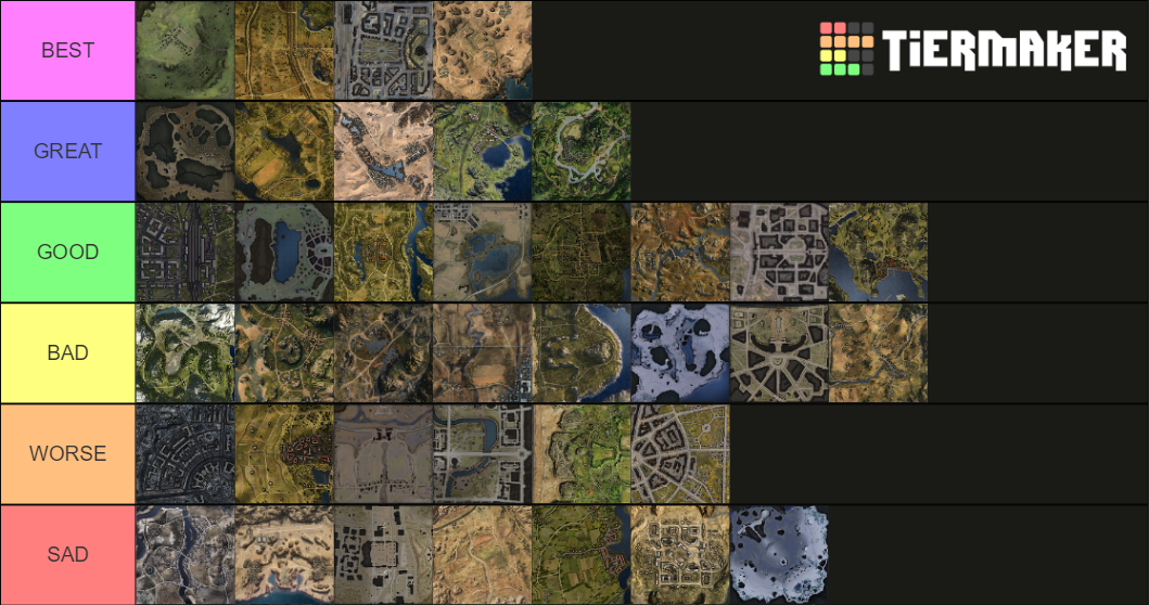 World of Tanks Maps - twitch.tv/kajzoo Tier List (Community Rankings ...