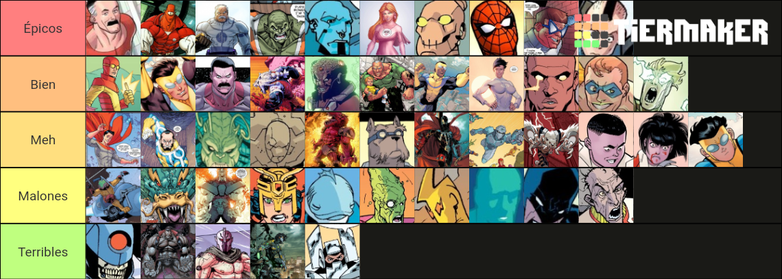 Invincible Characters (Image Comics) Tier List (Community Rankings ...