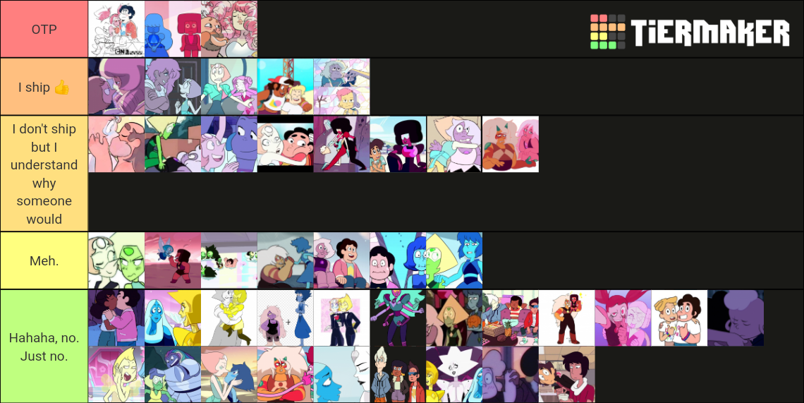 Steven Universe Ships Tier List (Community Rankings) - TierMaker