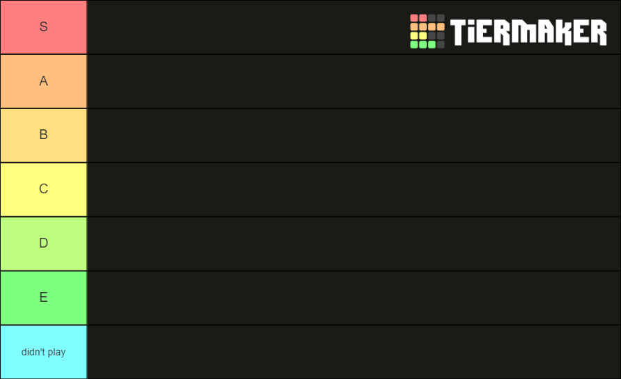 nintendo switch exclusives Tier List Rankings) TierMaker