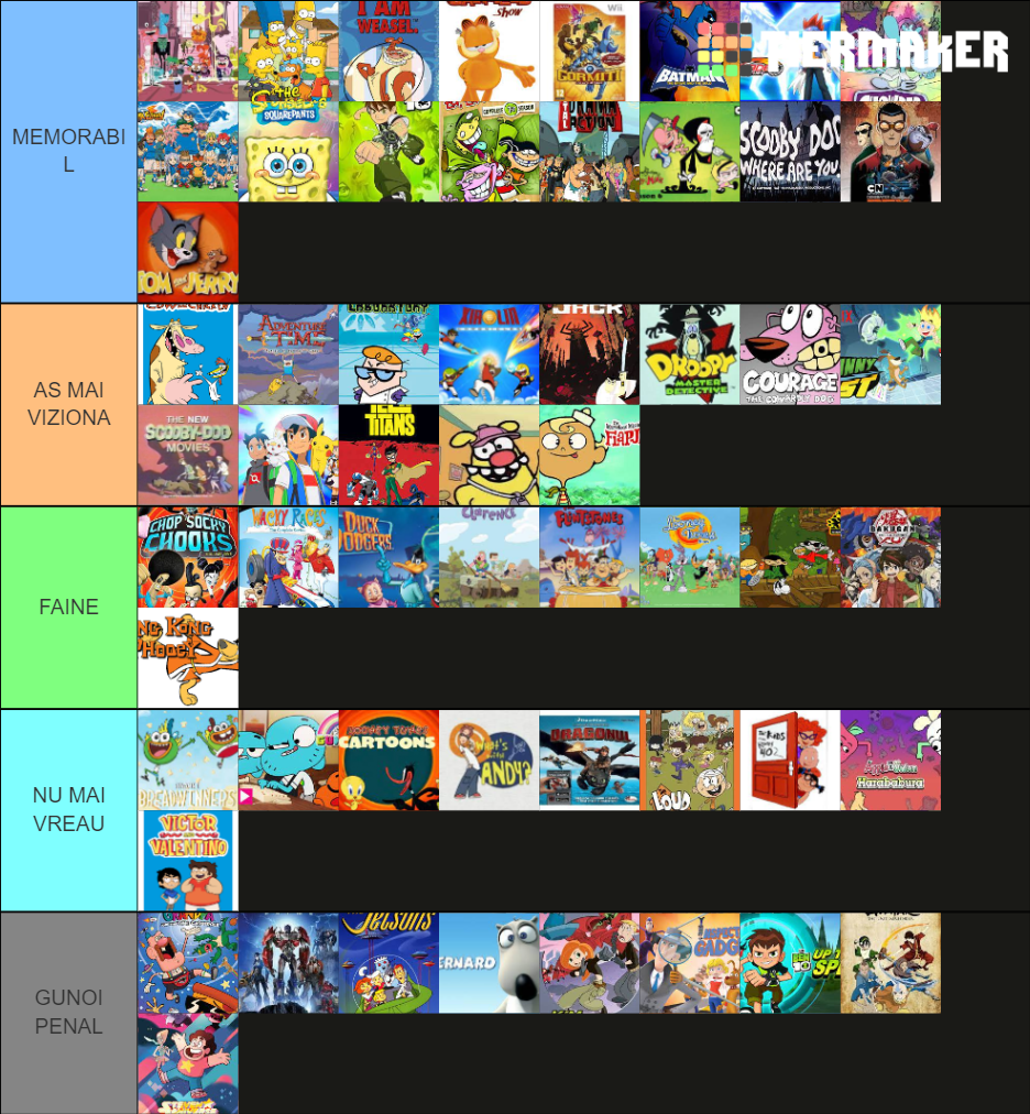 DESENE ANIMATE MAIII Tier List (Community Rankings) - TierMaker