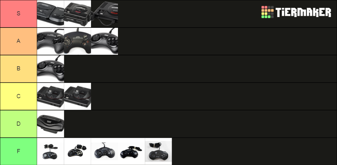 Sega Genesis Accessories Tier List (Community Rankings) - TierMaker