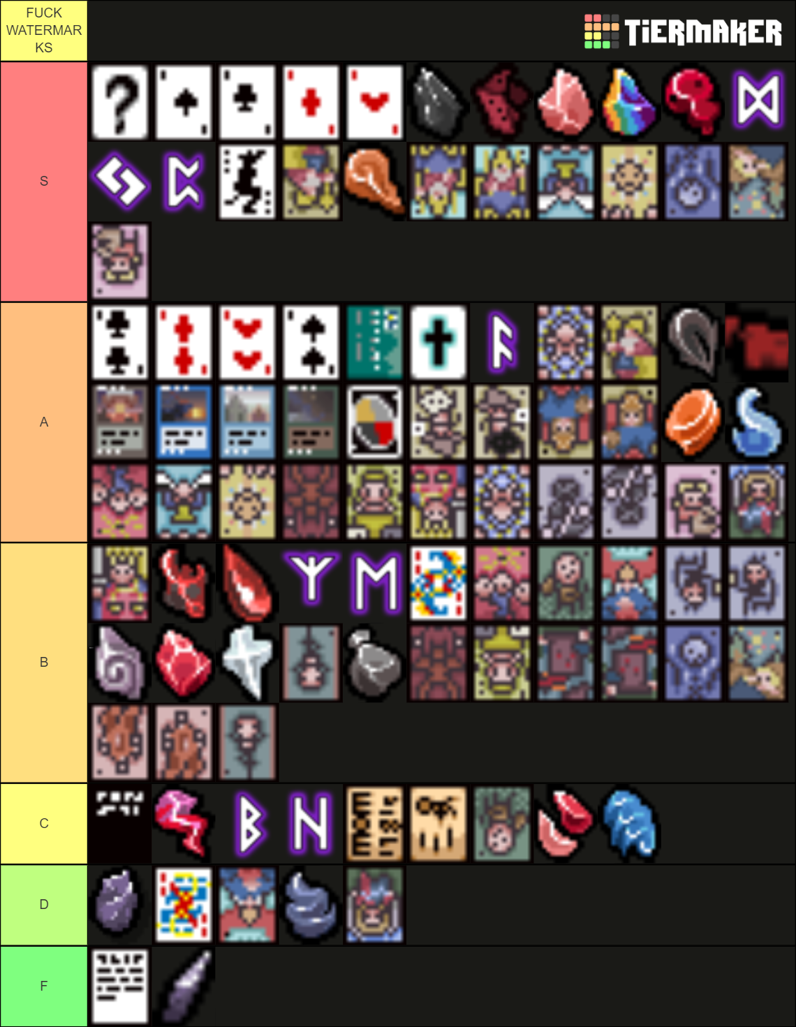 Binding of Isaac Repentance Cards Tier List Rankings