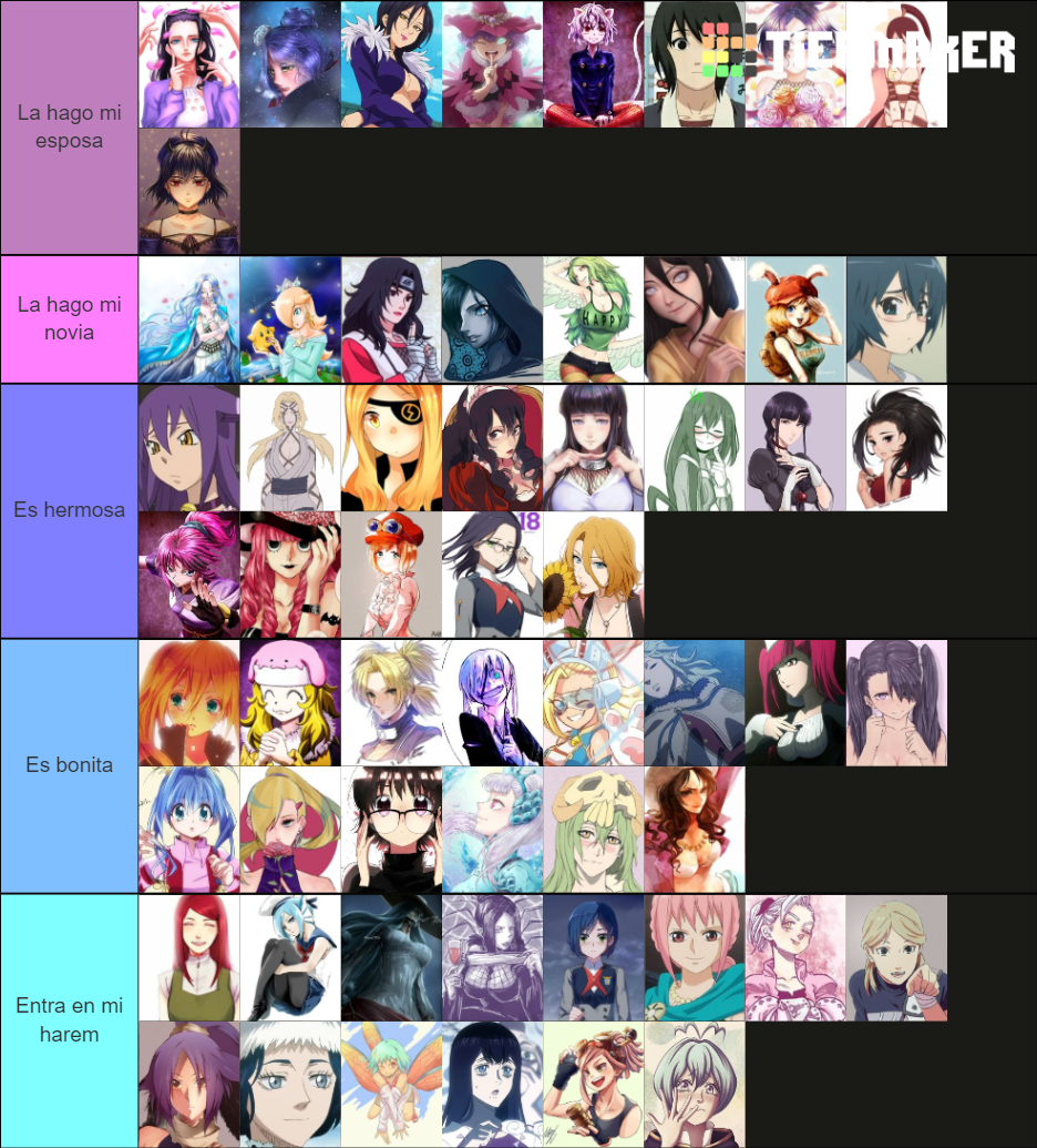 Best Girls Waifus Tier List Community Rankings Tiermaker SexiezPicz Web Porn