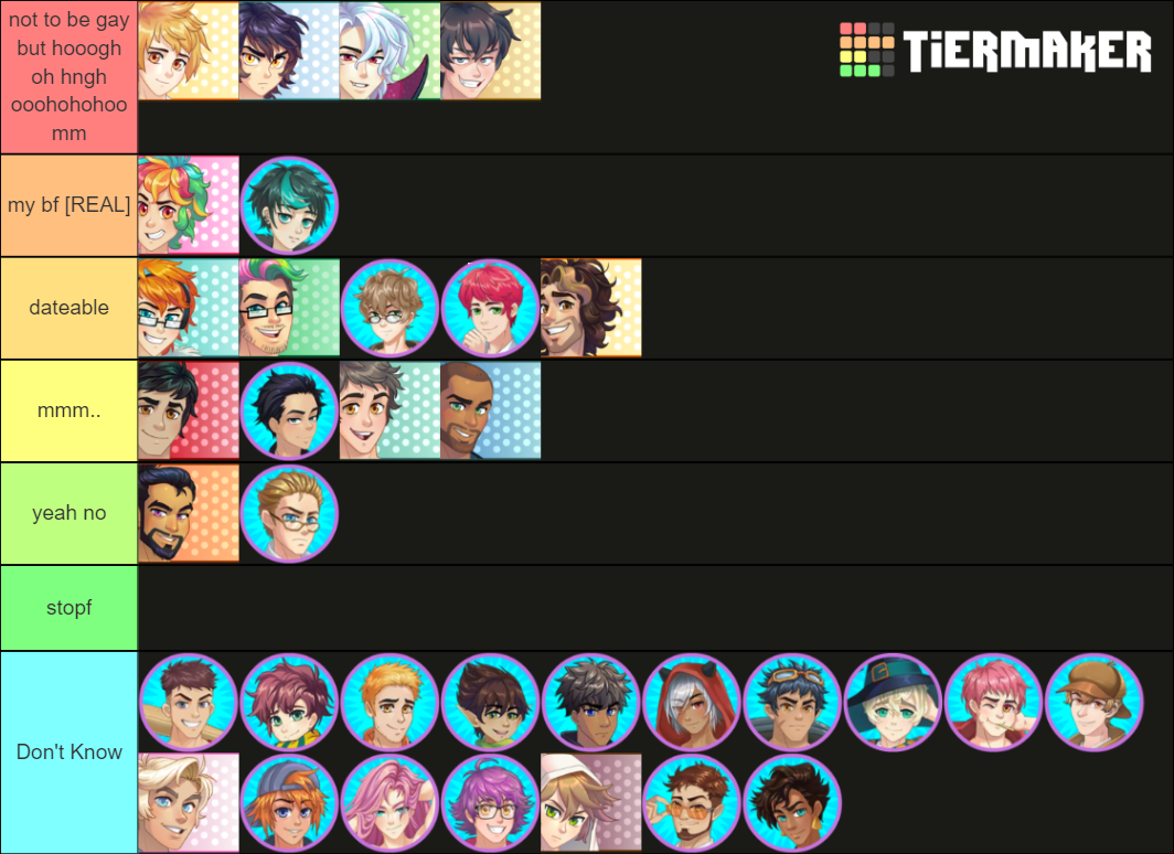 All Blush Blush Boys Tier List Rankings) TierMaker