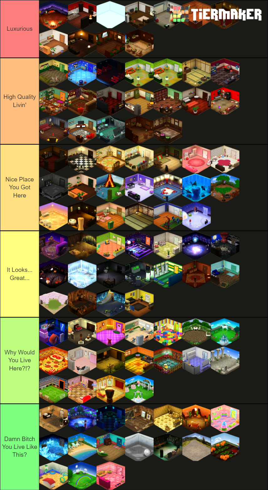 Tomodachi Life Apartments Tier List (Community Rankings) - TierMaker