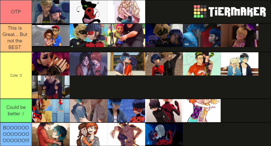 miraculous ships Tier List Rankings) TierMaker