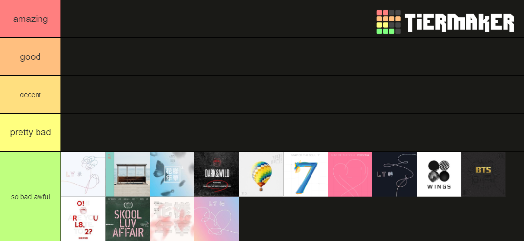 bts-album-tier-list-community-rankings-tiermaker