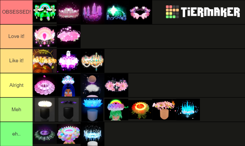 Royale High Halo (High Quality) Tier List (Community Rankings) - TierMaker