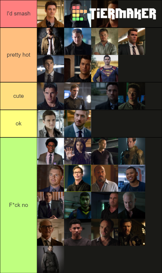 Hottest Arrowverse Guys Tier List Community Rankings Tiermaker 5095