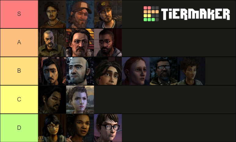 season 2 the walking dead game characters