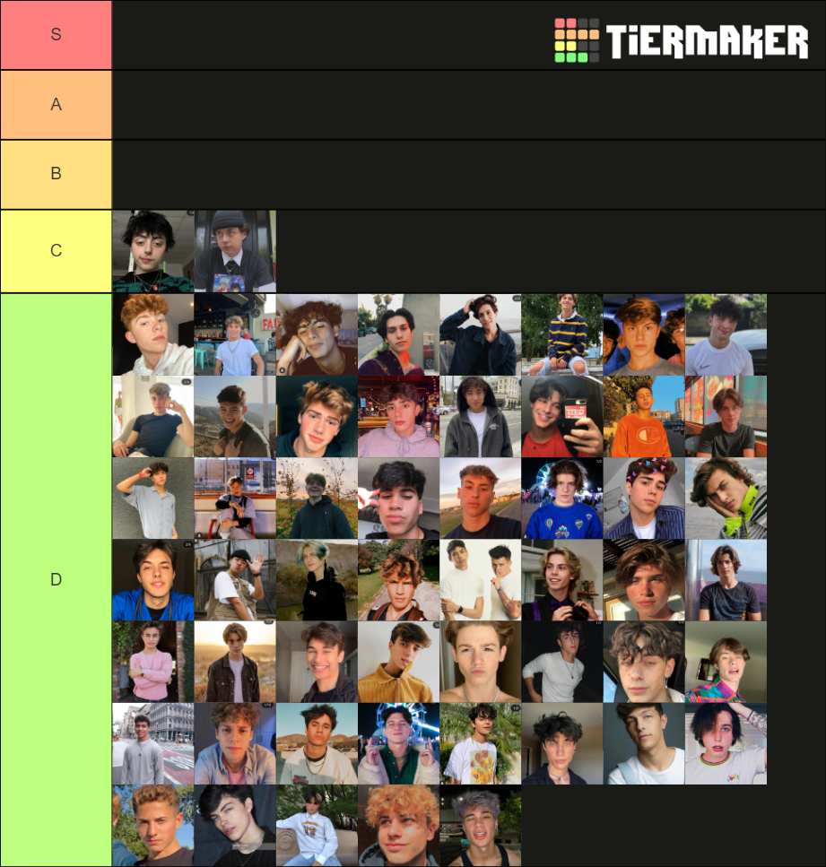 All Famous Tik Tok Boys Tier List Community Rankings Tiermaker 7475