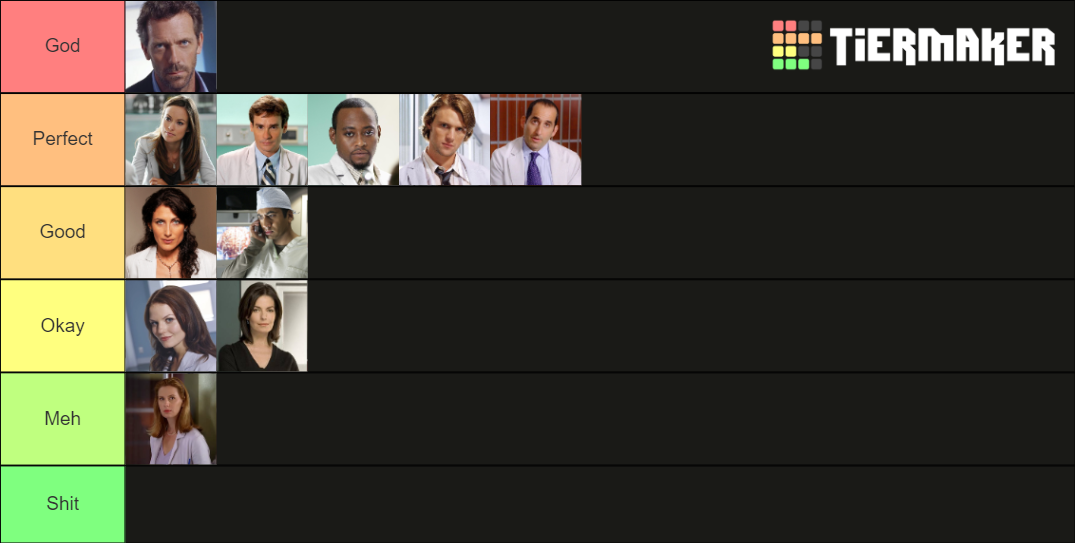 House Md Characters Tier List Rankings) TierMaker