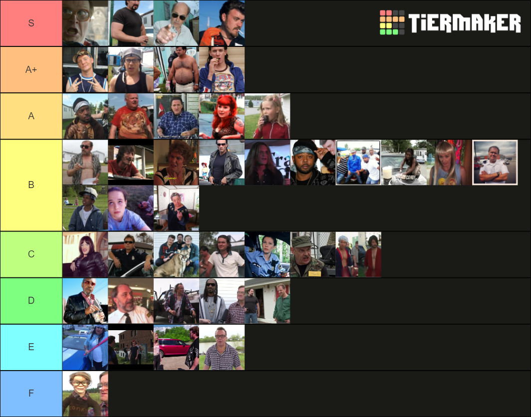 Trailer Park Boys Characters Tier List (Community Rankings) - TierMaker