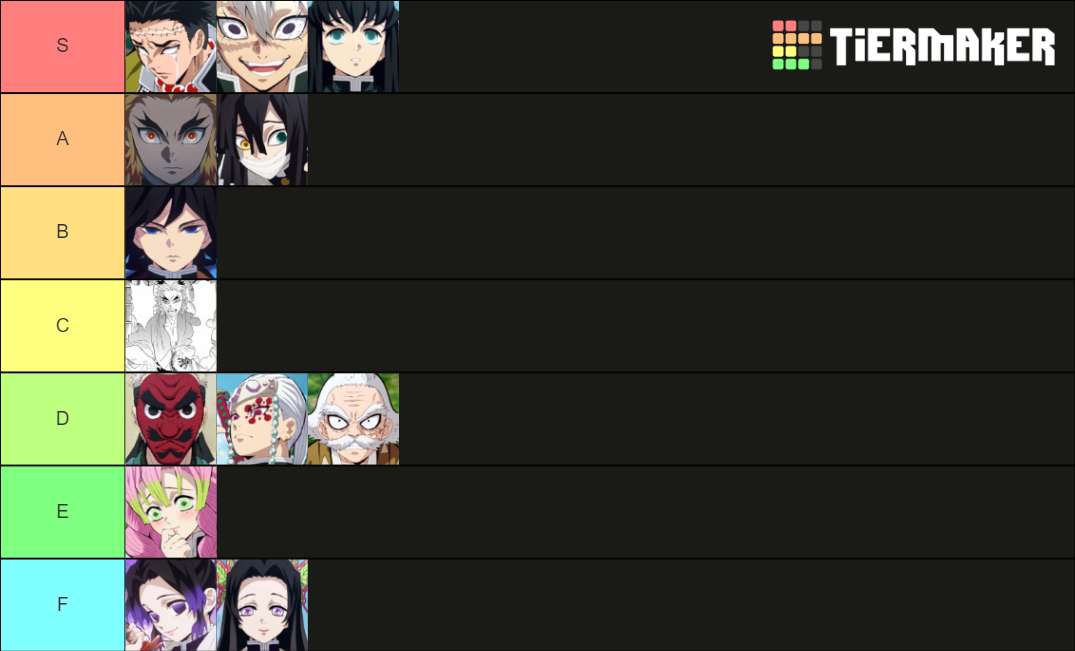 Hashira Tier List Community Rankings Tiermaker