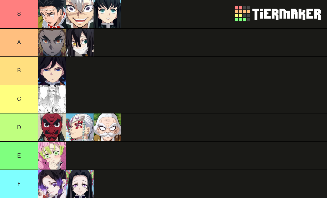 Hashira () Tier List (Community Rankings) - TierMaker