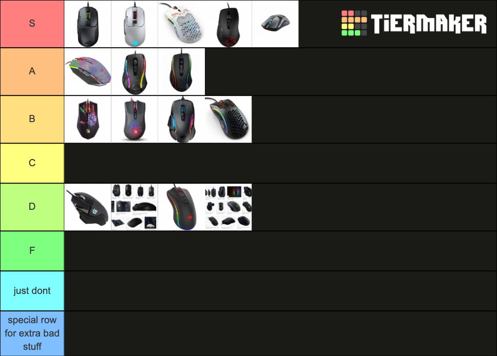 Best drag clicking mice for minecraft tier list community rankings