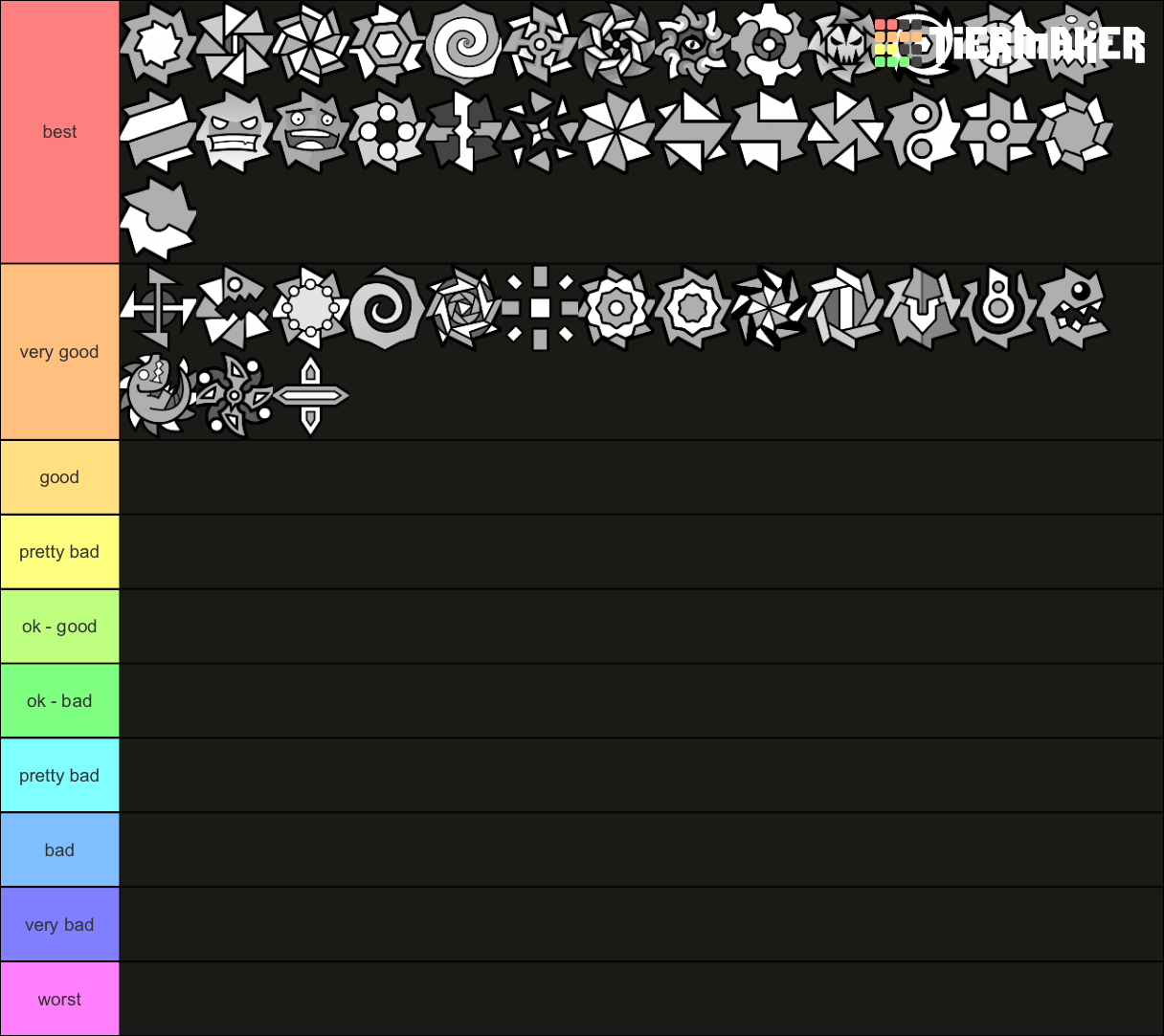 geometry dash ball #4 Tier List (Community Rankings) - TierMaker