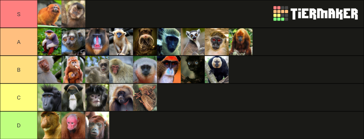 Macacos Tier List Community Rankings Tiermaker