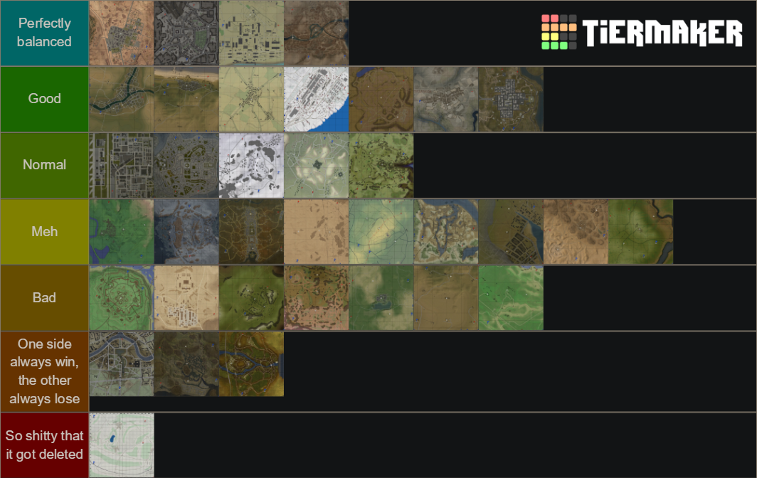 War Thunder maps Tier List (Community Rankings) - TierMaker