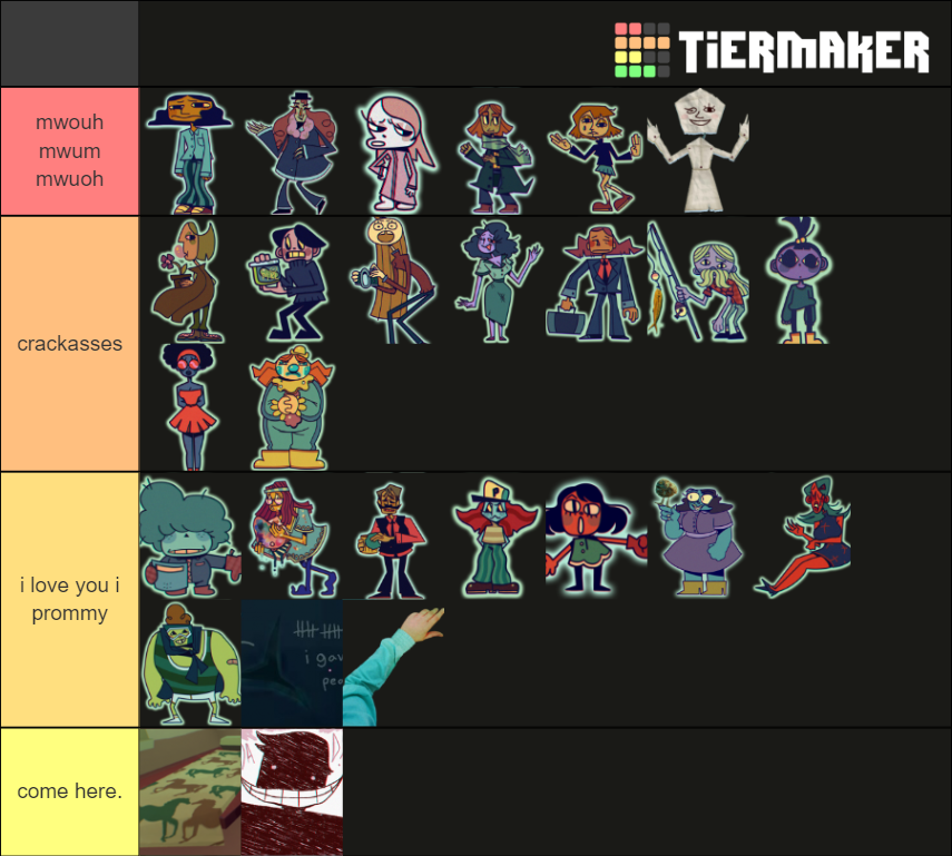 S4m Characters Tier List (Community Rankings) - TierMaker