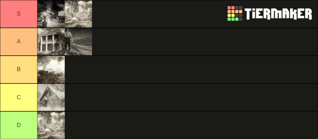 RDR2 Best Chapters Tier List Community Rankings TierMaker
