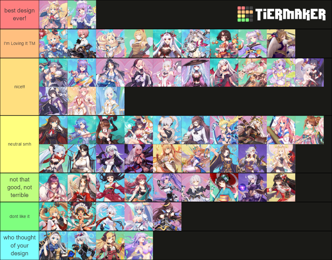 Girls X Battle 2 Tier List (Community Rankings) - TierMaker