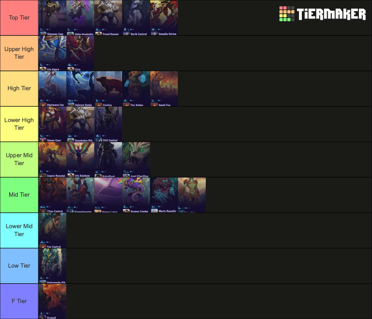 Skyweaver Decks Tierlist Tier List (Community Rankings) - TierMaker