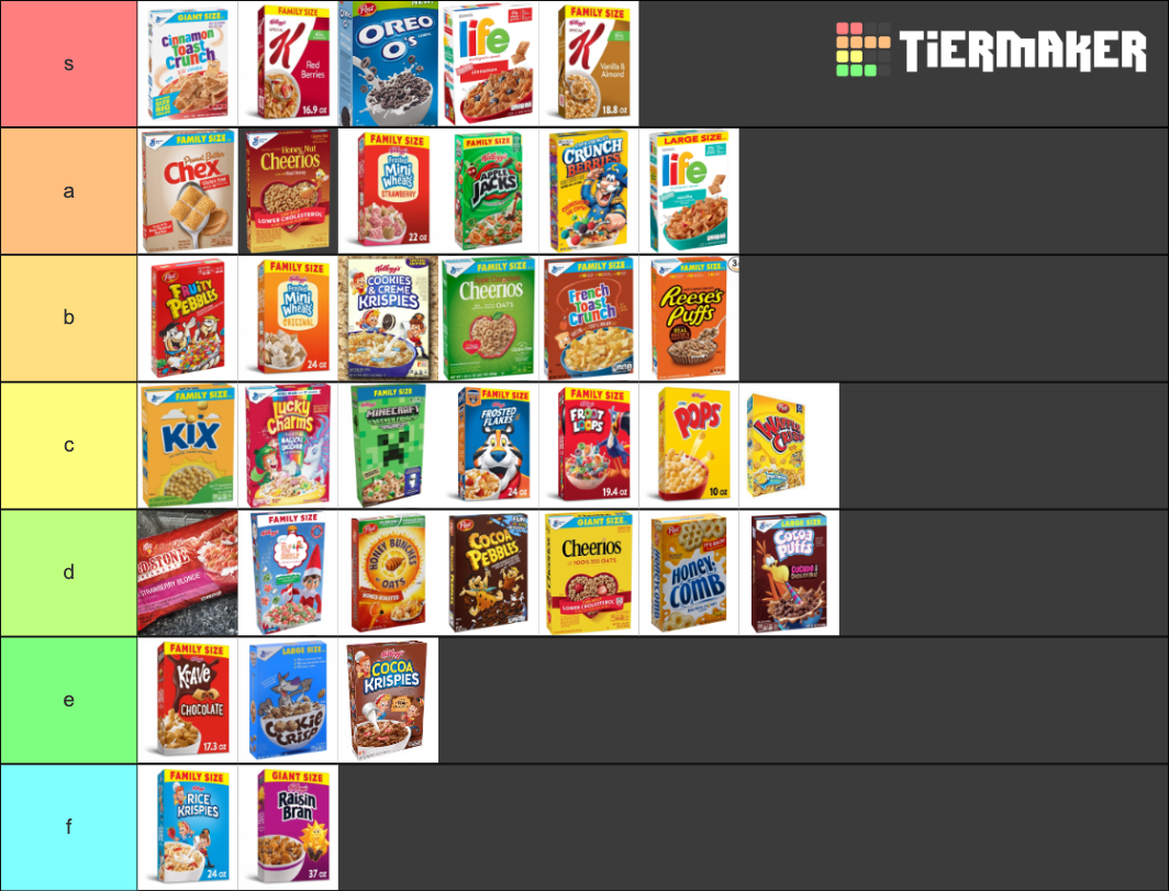 cereal-tier-list-community-rankings-tiermaker