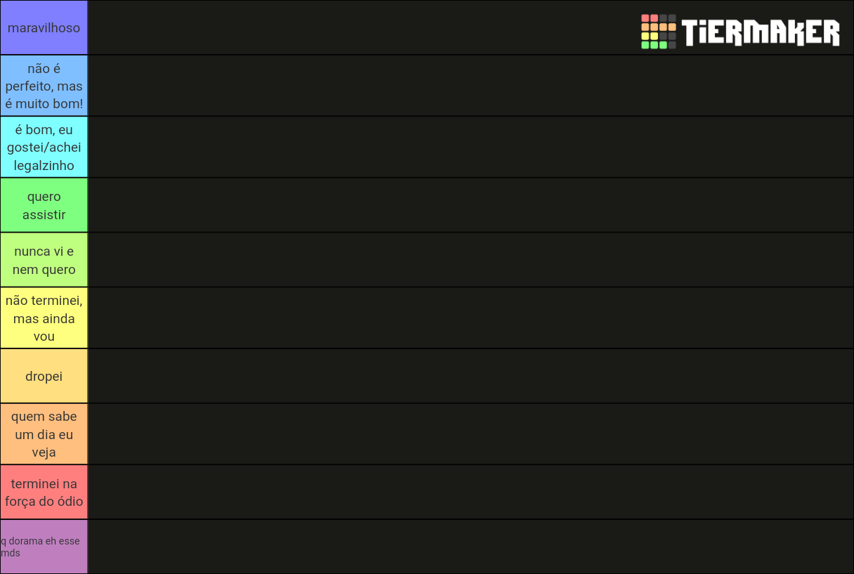 Korean dramas watched Tier List (Community Rankings) - TierMaker