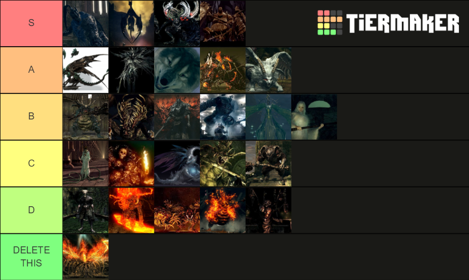 Dark Souls Bosses Tier List Community Rankings TierMaker   Dark Souls Bosses 771184 1610947705 