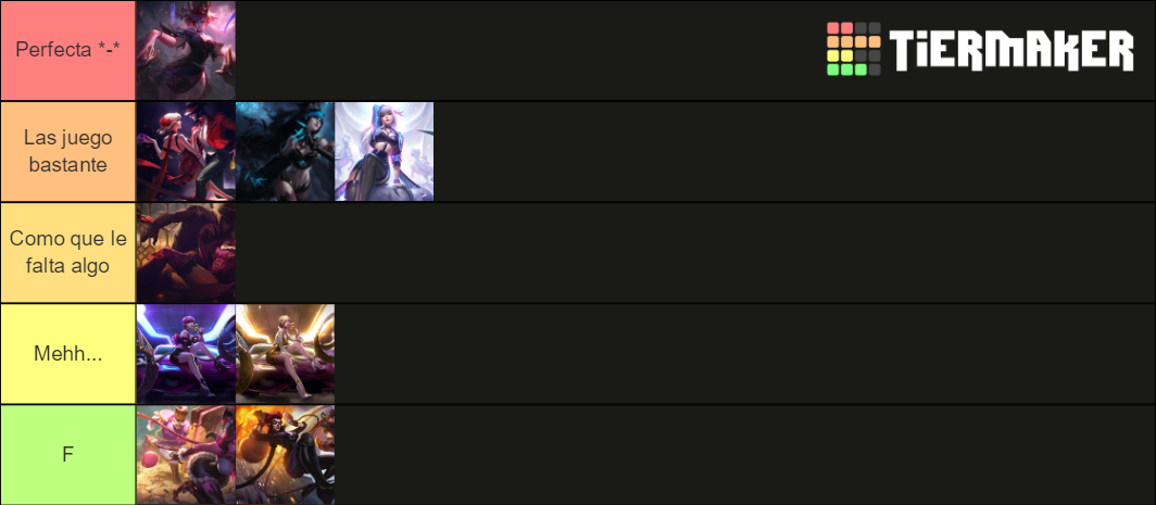 Best Evelynn Skin Tier List (Community Rankings) - TierMaker