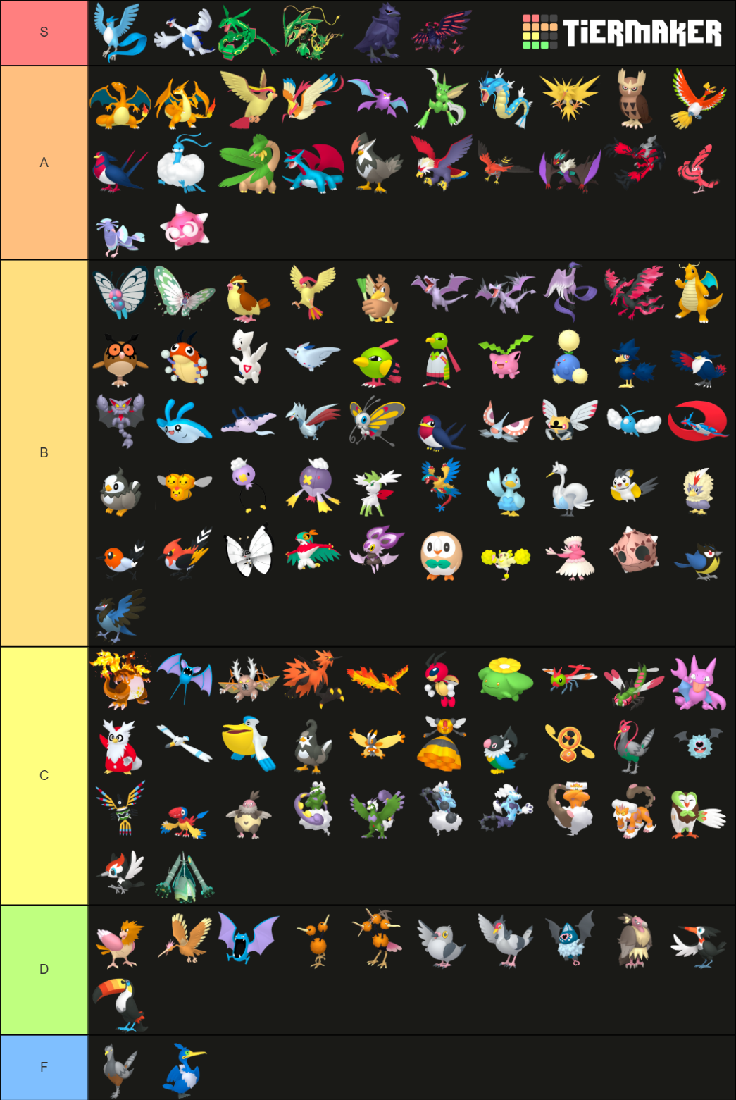 flying type tier list