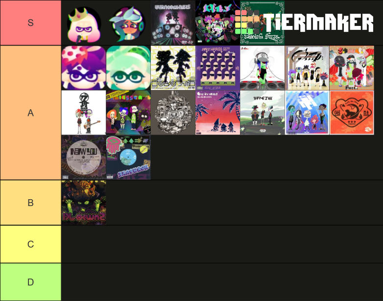 All Splatoon Bands Tier List (Community Rankings) - TierMaker