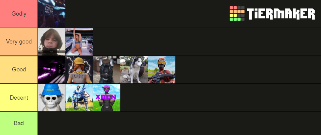 Fortnite Tier List (Community Rankings) - TierMaker