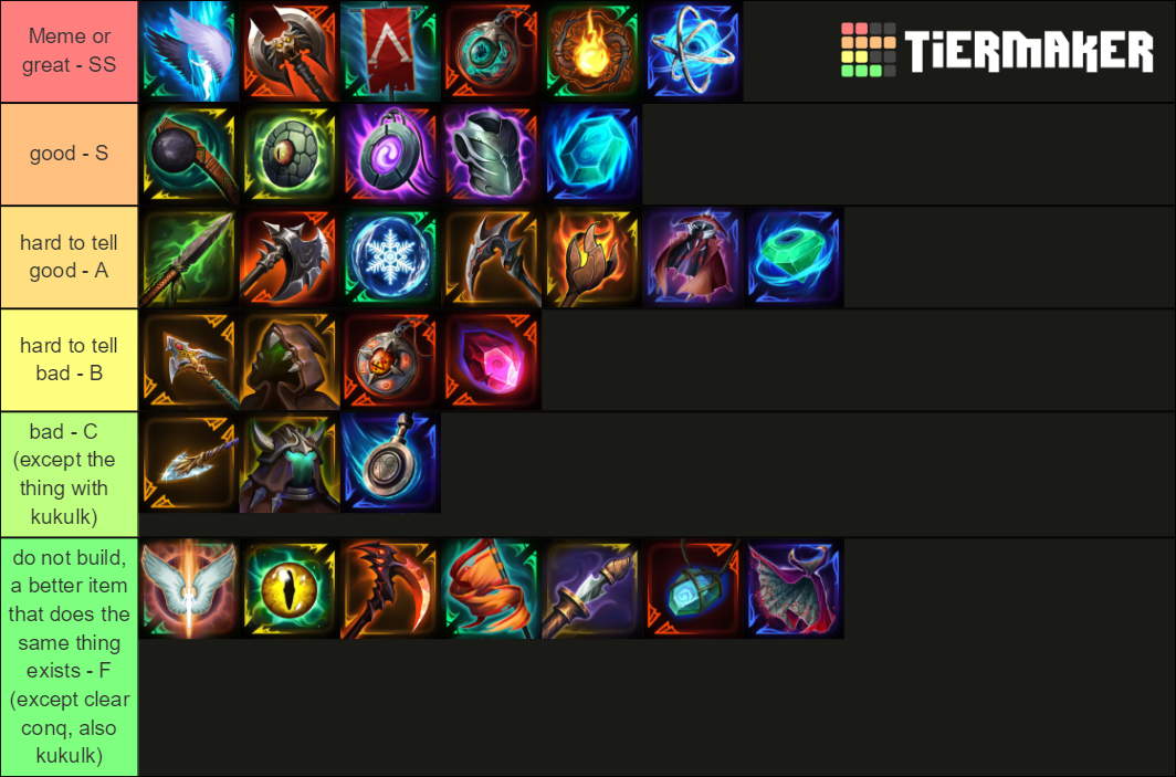Smite Starters Tier List Rankings) TierMaker